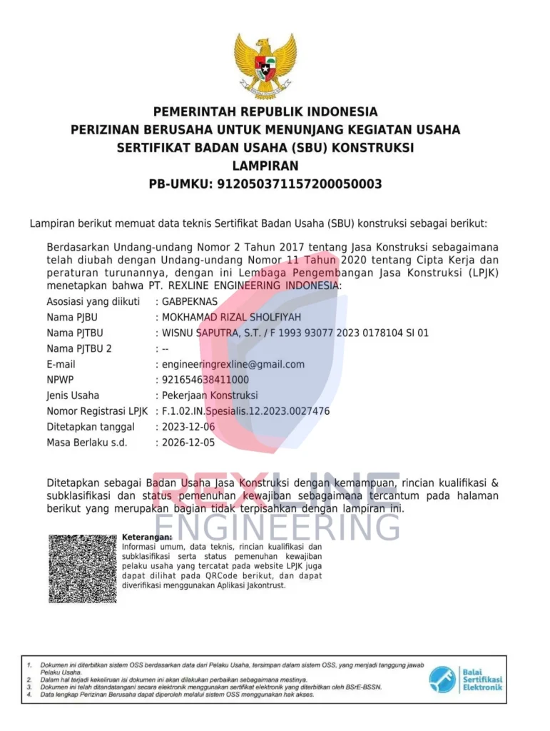 Rexline Trade Mark Certificate