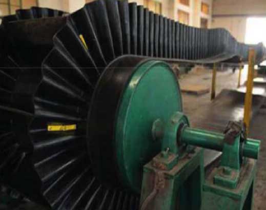 Corrugated SideWall Belt steep angle conveying Rexline Engineering