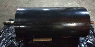 Finger Gripped Engineered Ceramic Pulley Lagging