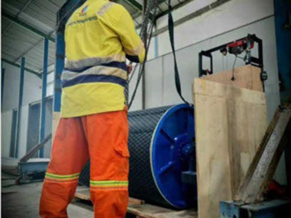 REXWRAP Diamond Pulley Lagging